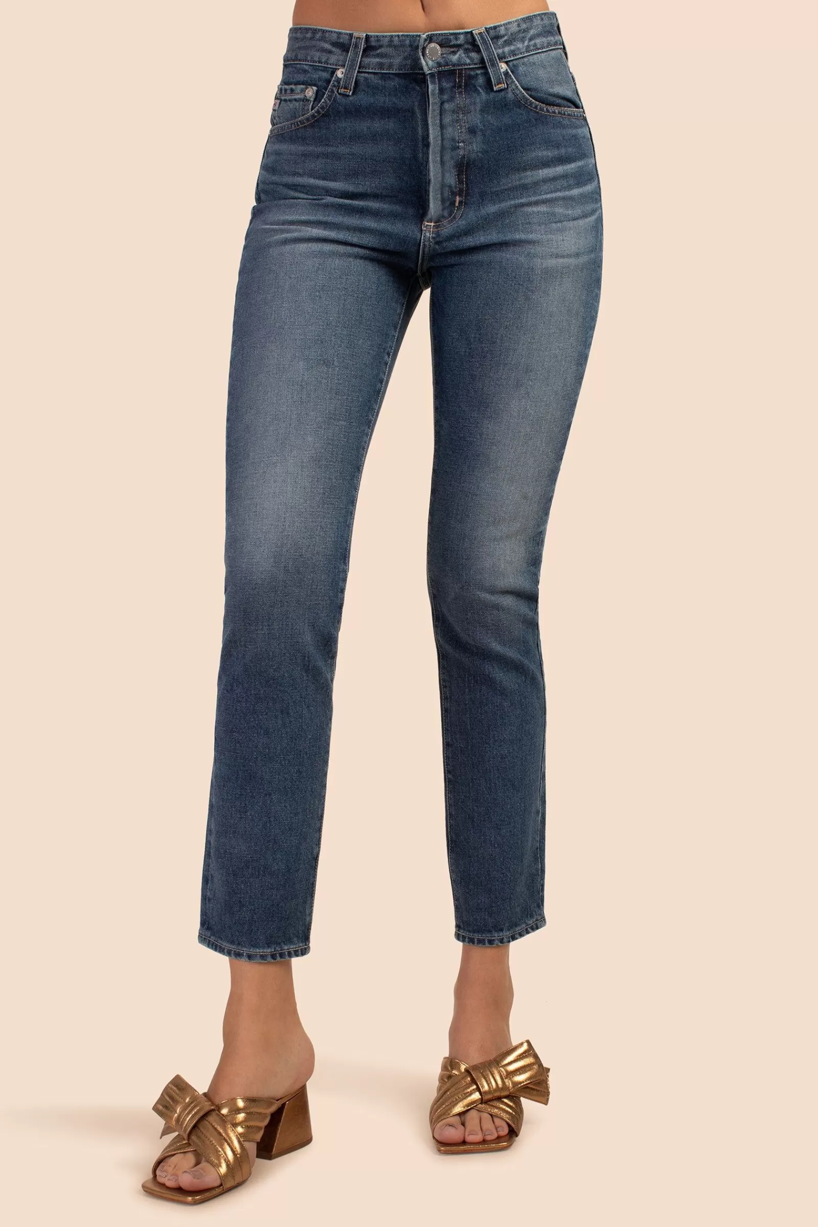 Women Trina Turk Ag Vintage Wash Alexxis Slim-Straight Ankle Jean