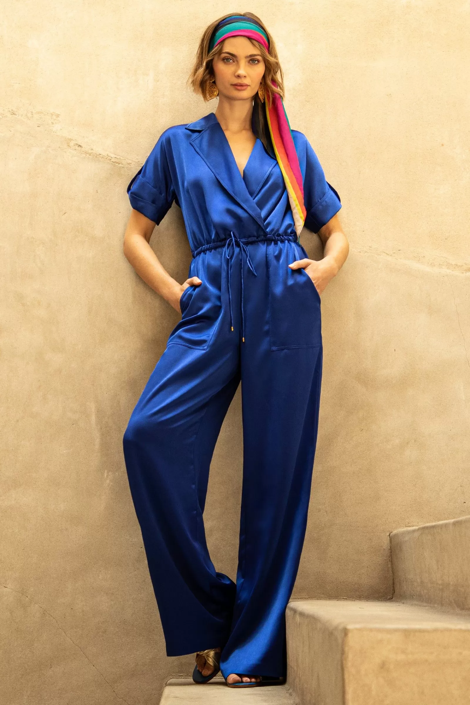 Women Trina Turk Atlas Sky Jumpsuit