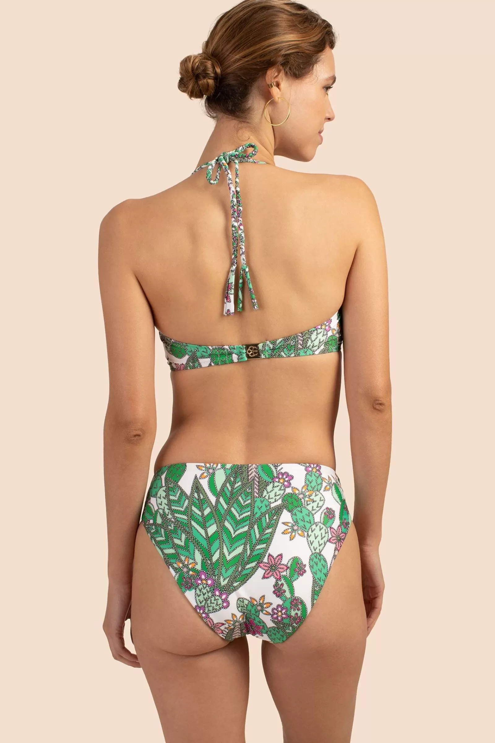 Women Trina Turk Cacti Molded Bandeau Top