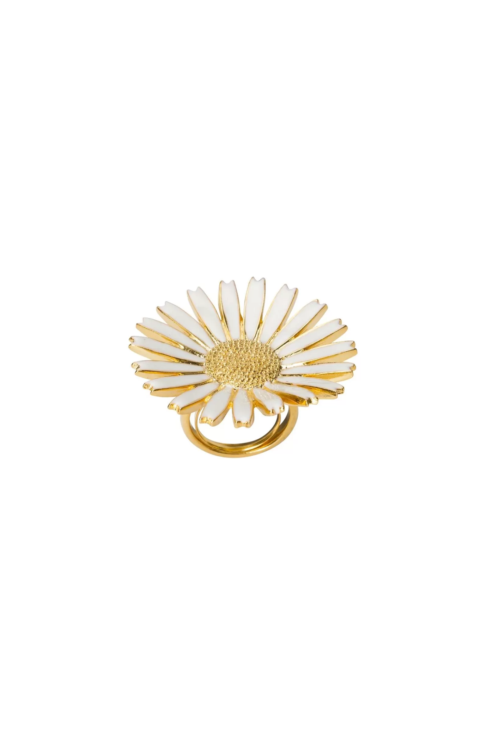 Trina Turk Enamel Daisy Adjustable Ring