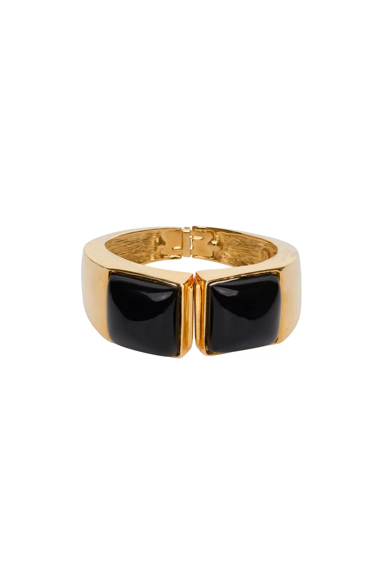 Trina Turk Kjl Black Square Cabachon Cuff