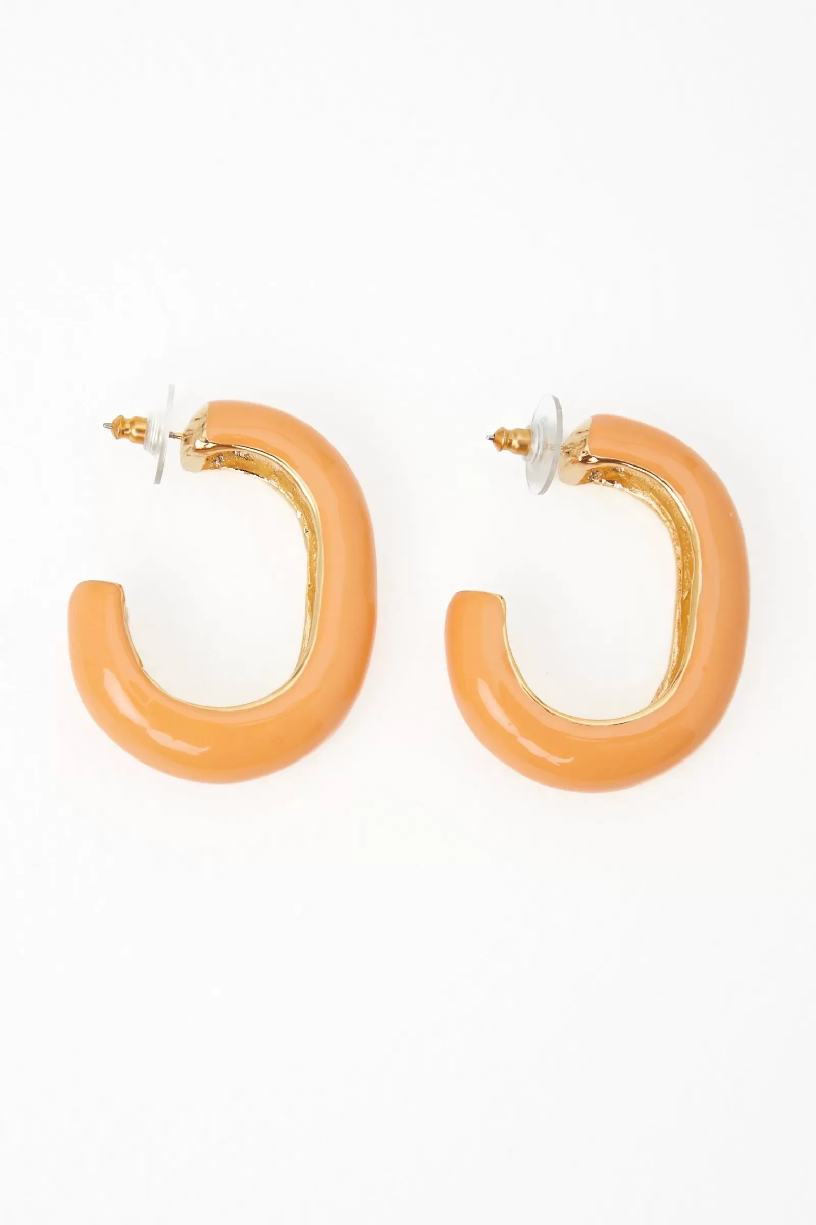 Trina Turk Kjl Enamel C Hoop Earring