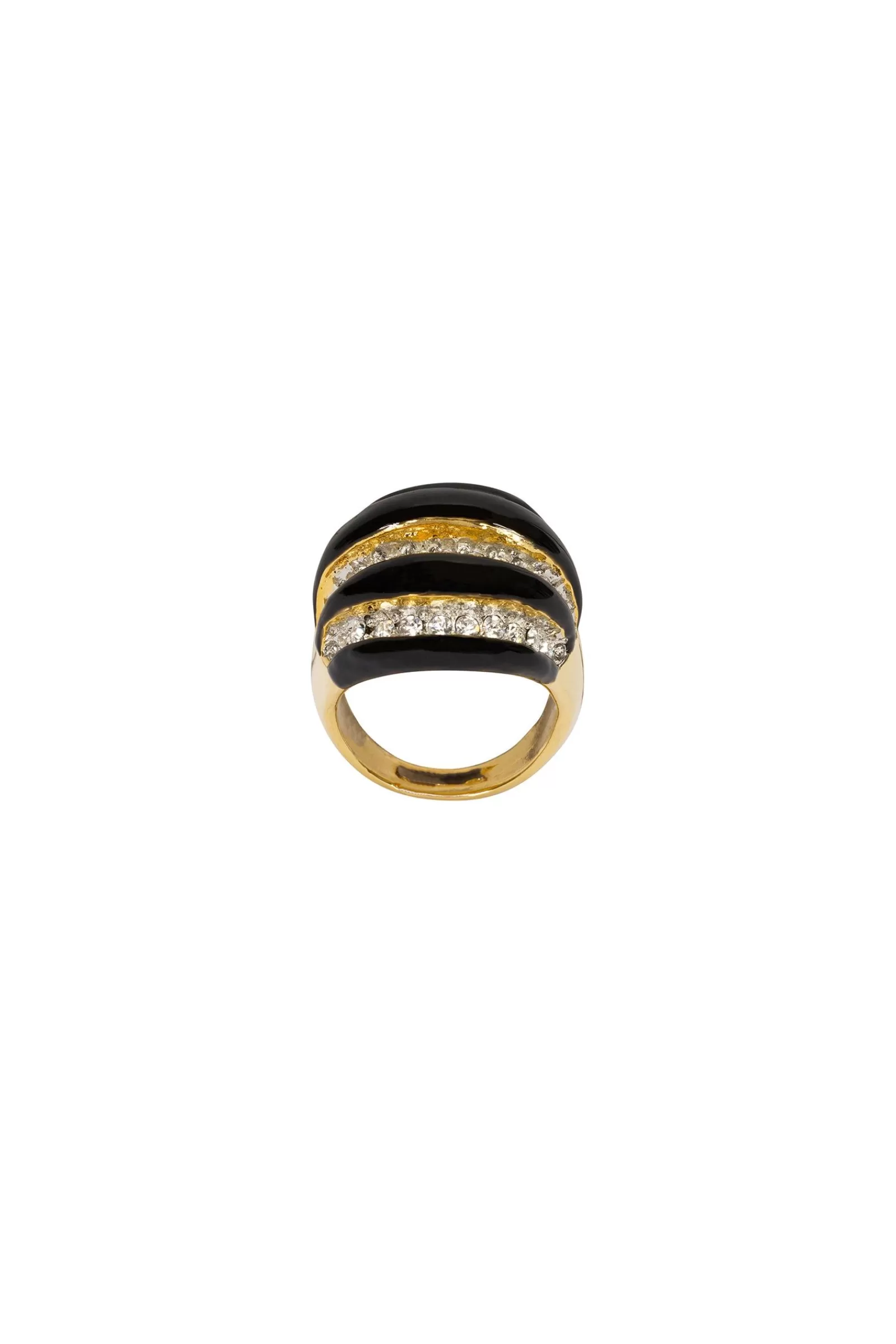 Trina Turk Kjl Enamel Rib Domed Ring