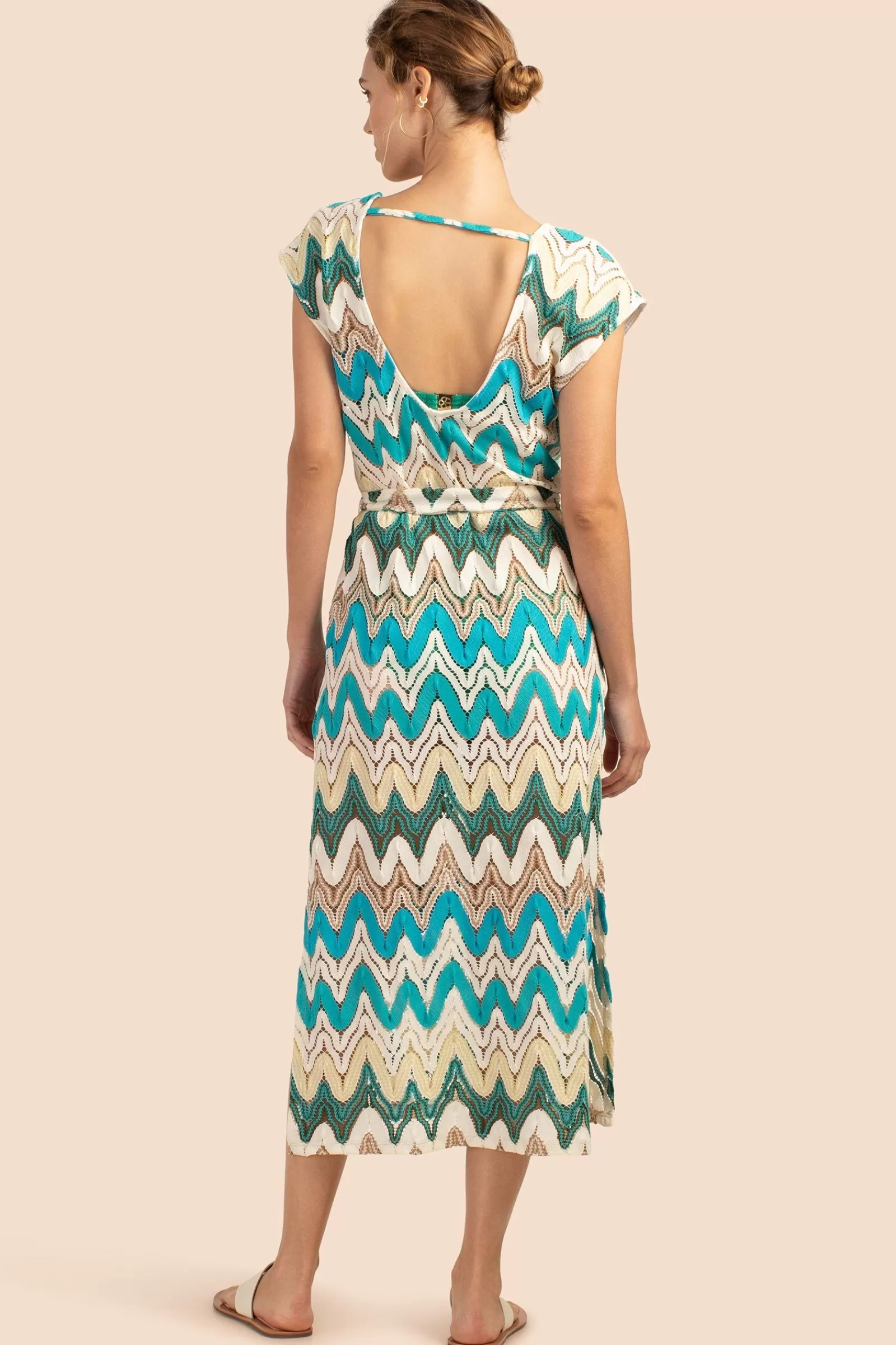 Women Trina Turk Palisades Crochet Column Dress