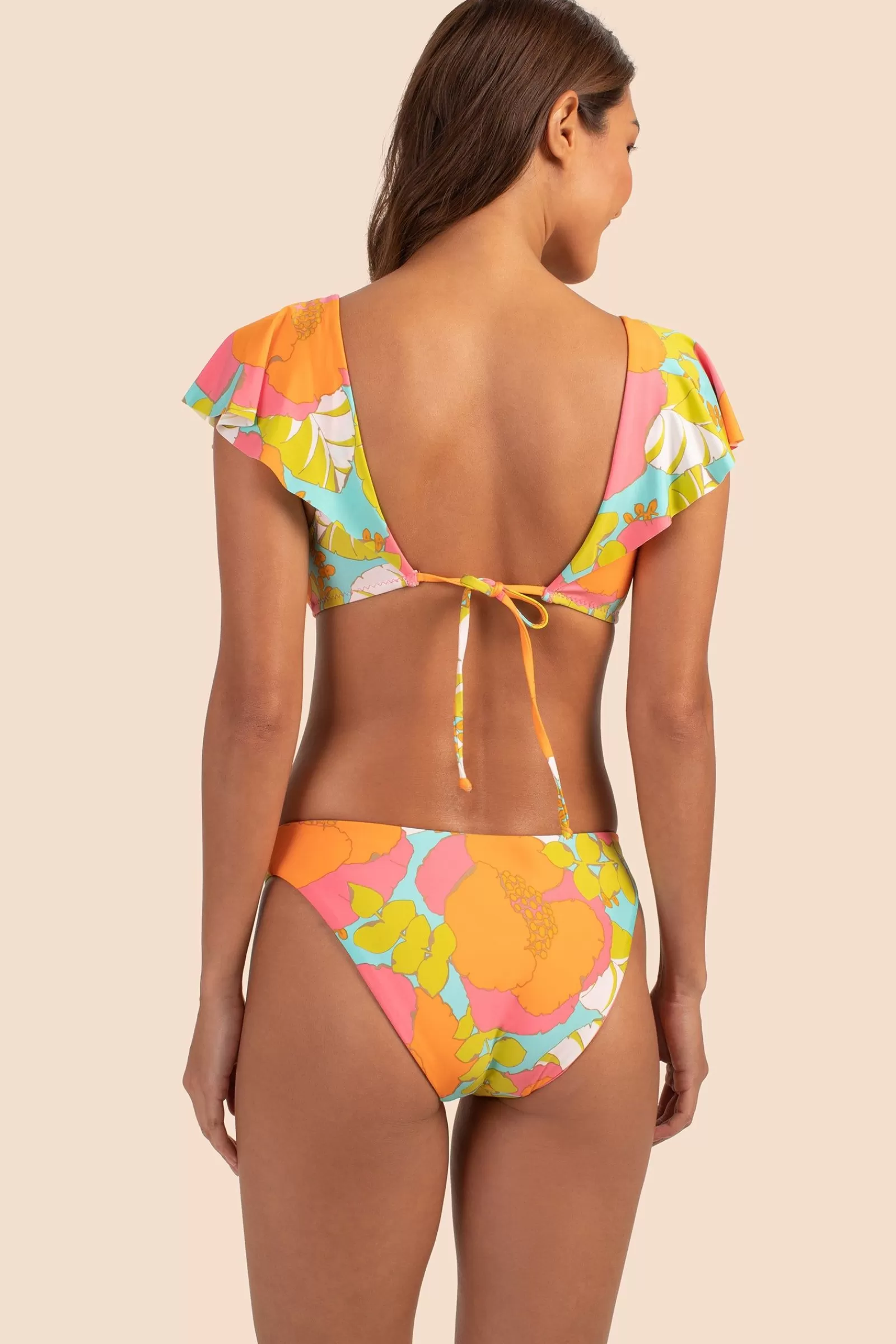 Women Trina Turk Playa Flor Flutter Halter Top