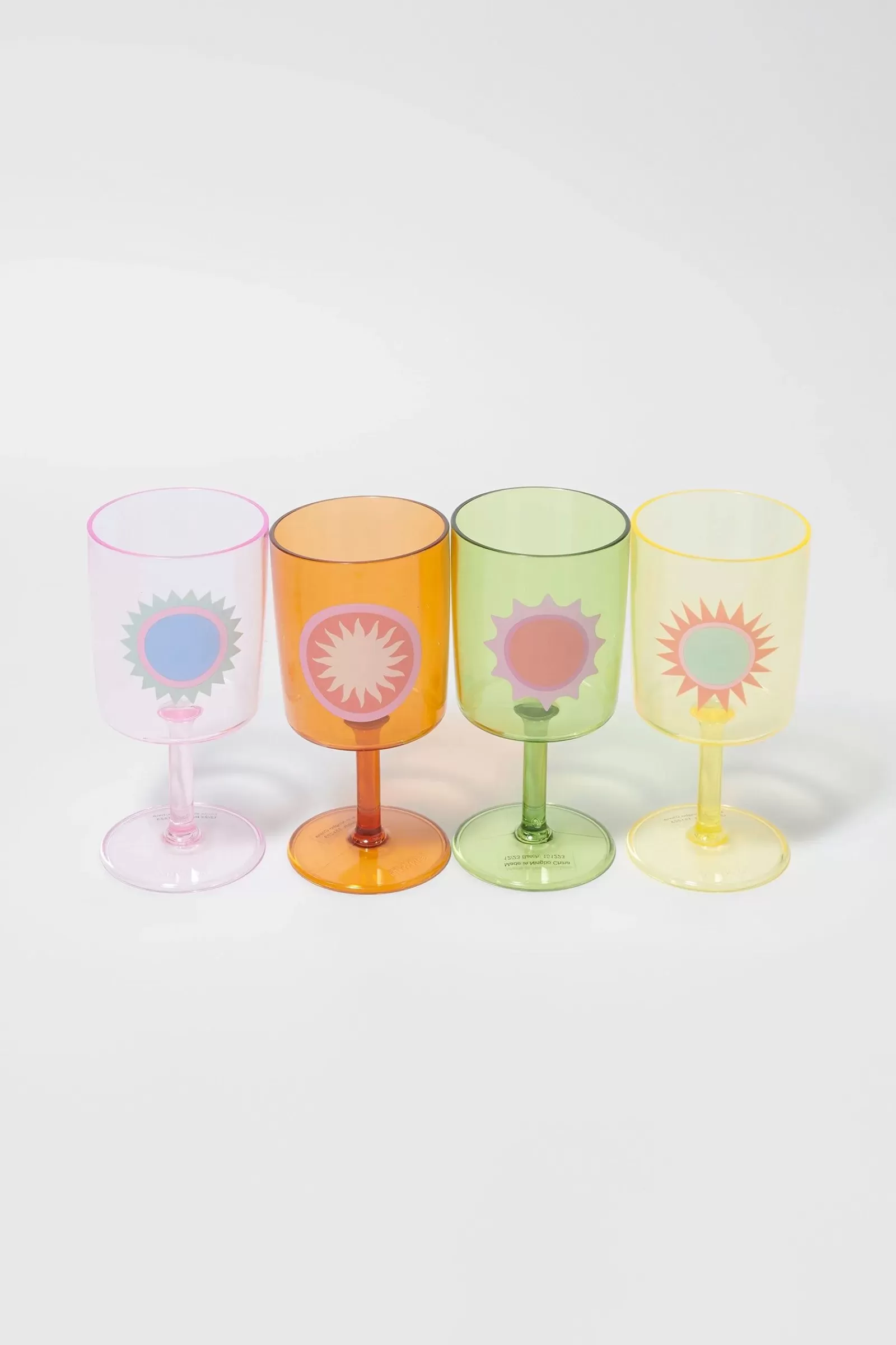 Trina Turk Rio Sun Wine Glass Set