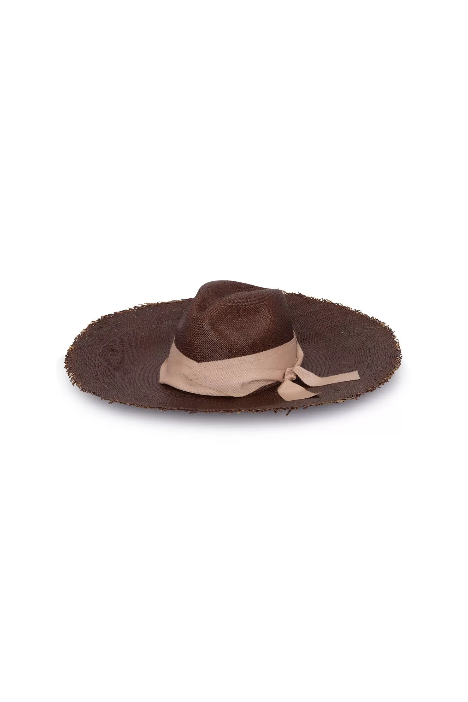 Trina Turk Sensi Studio Panama Frayed Hat
