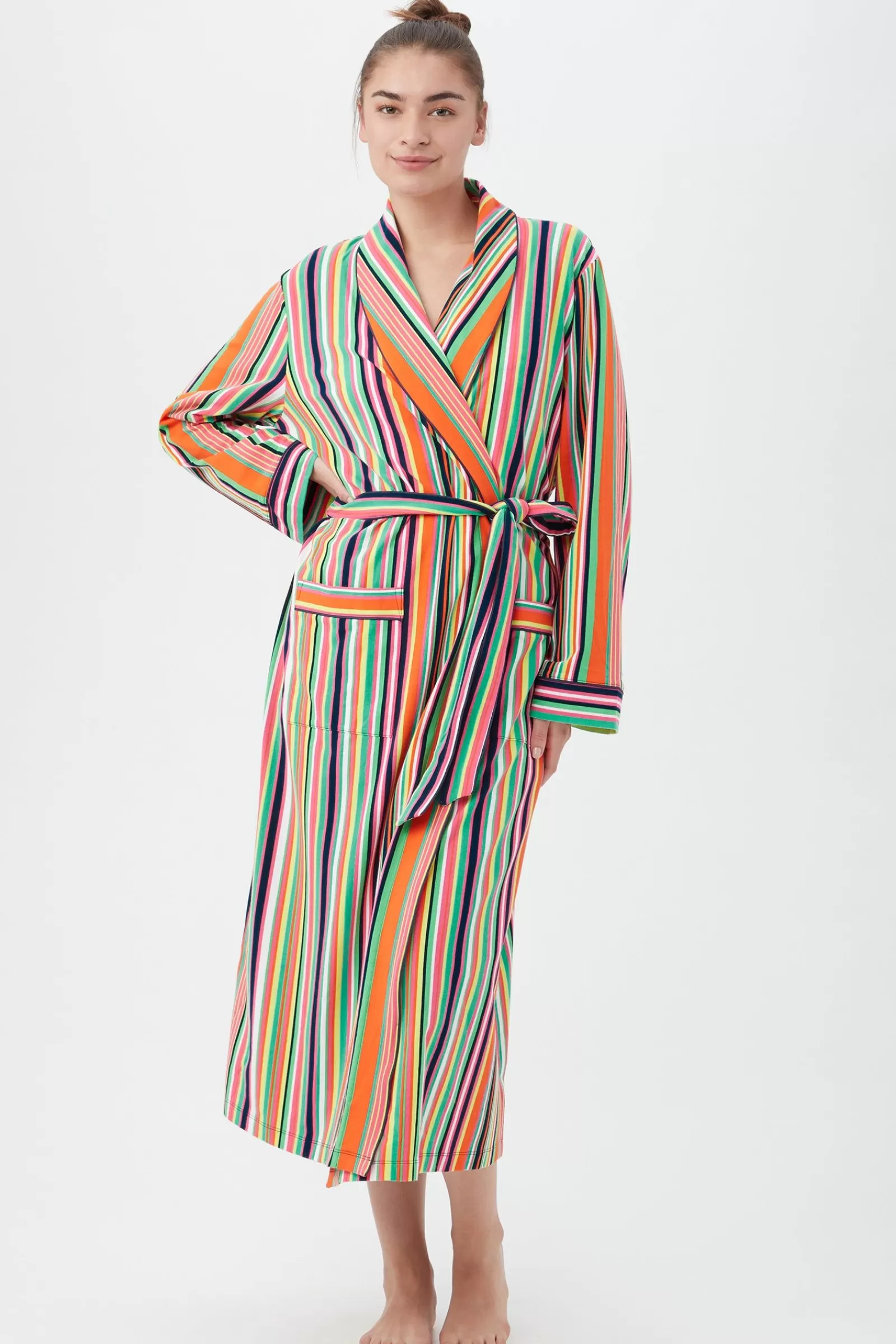Women Trina Turk Stripe Robe De Chambre
