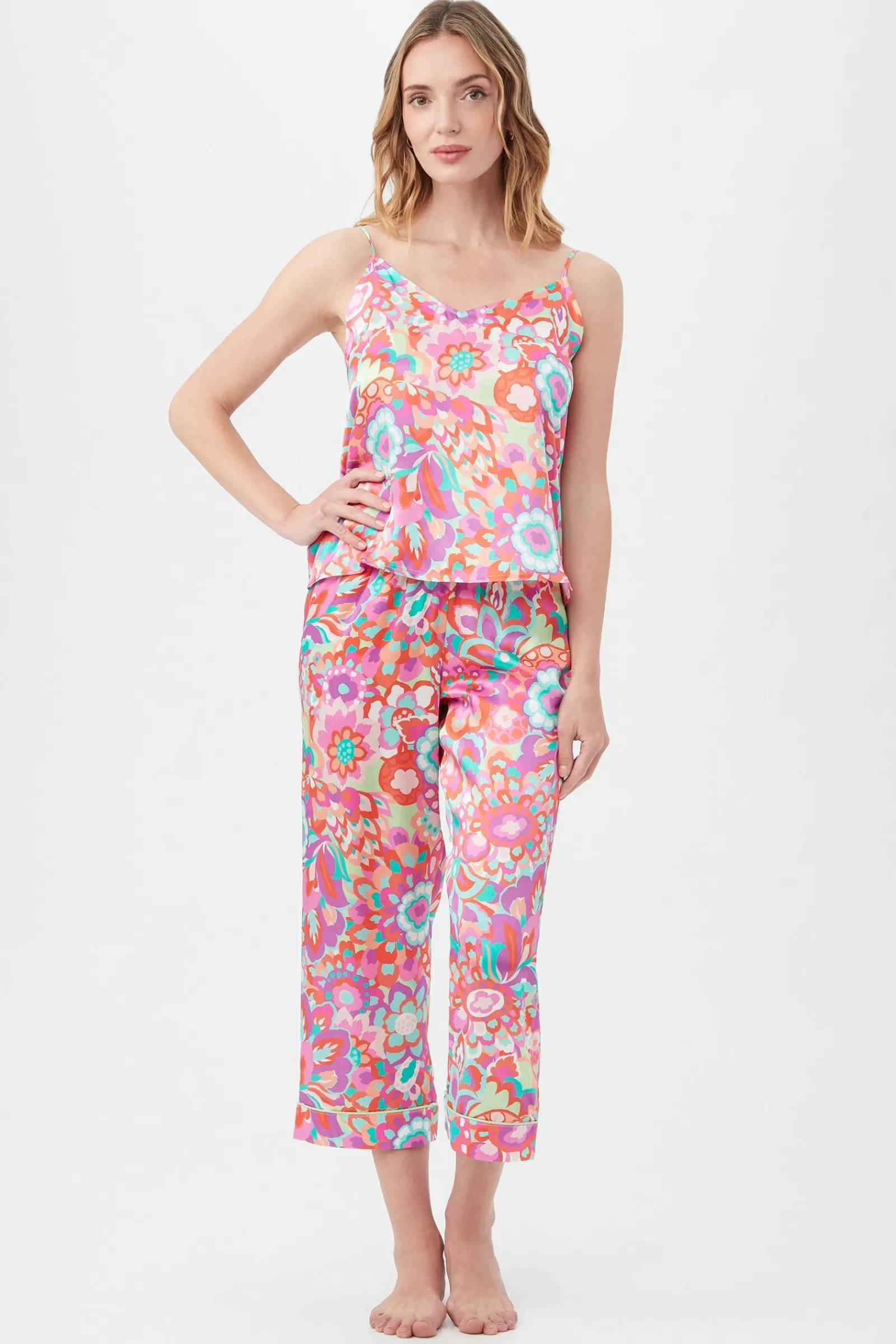 Women Trina Turk Summer Floral Women'S Cami Pj Set