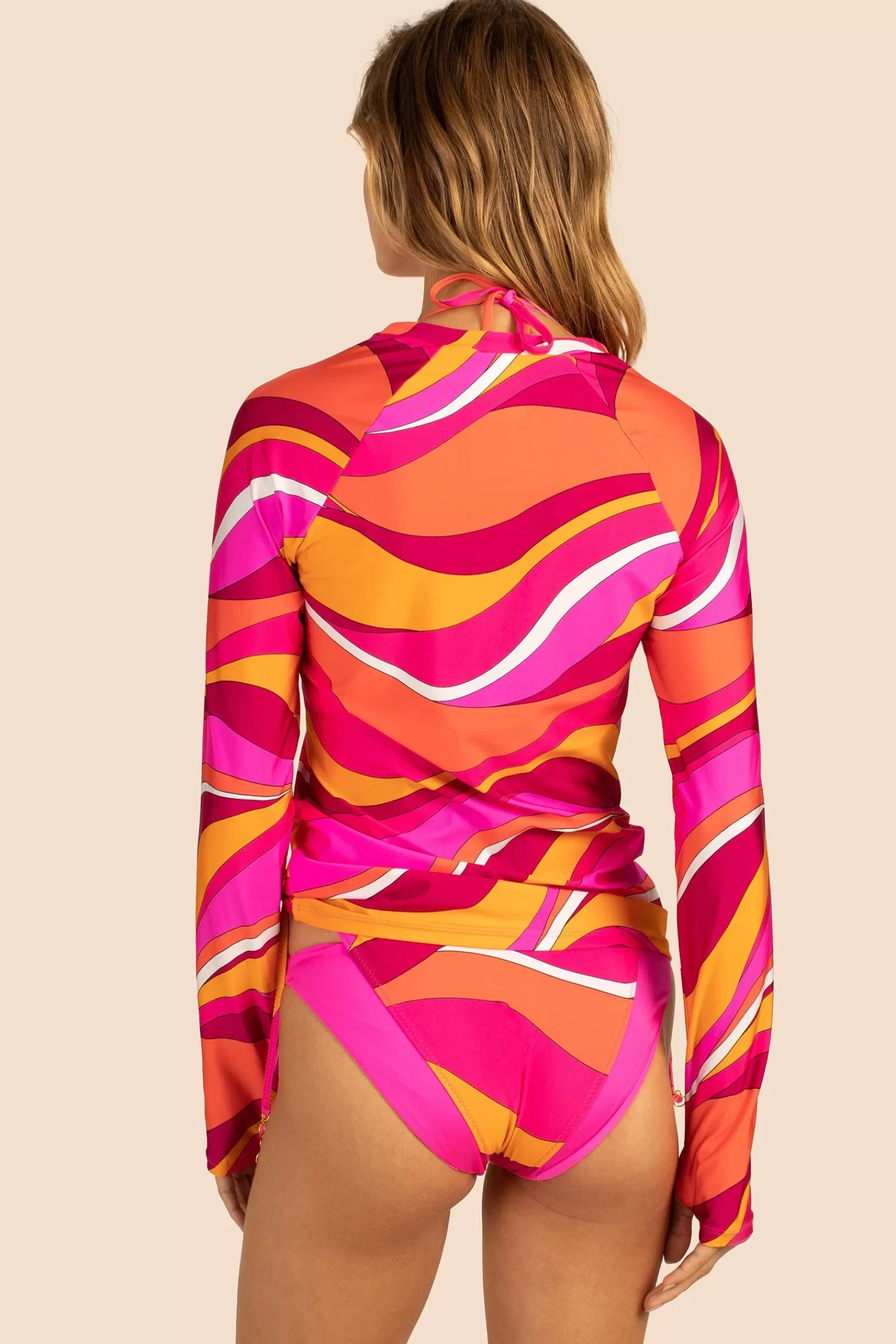 Women Trina Turk Vivid Vista Swim Tee