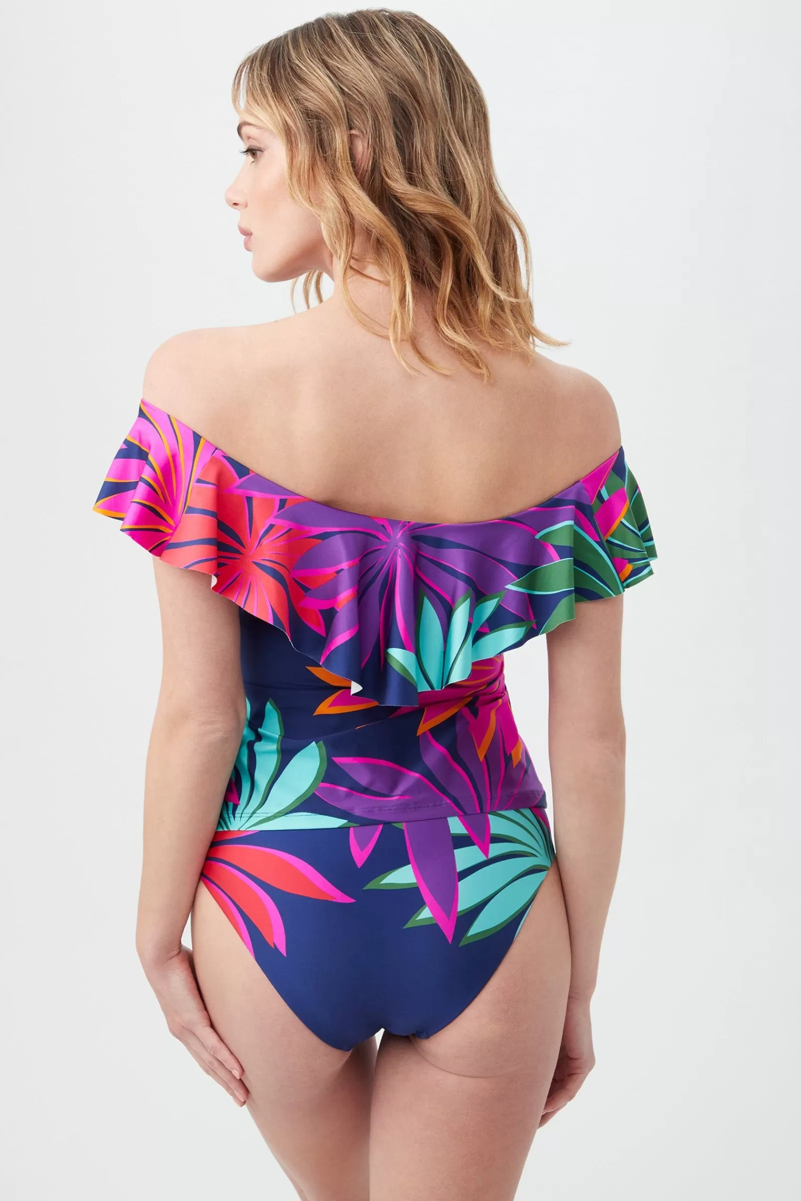 Women Trina Turk Wailea Off The Shoulder Tankini