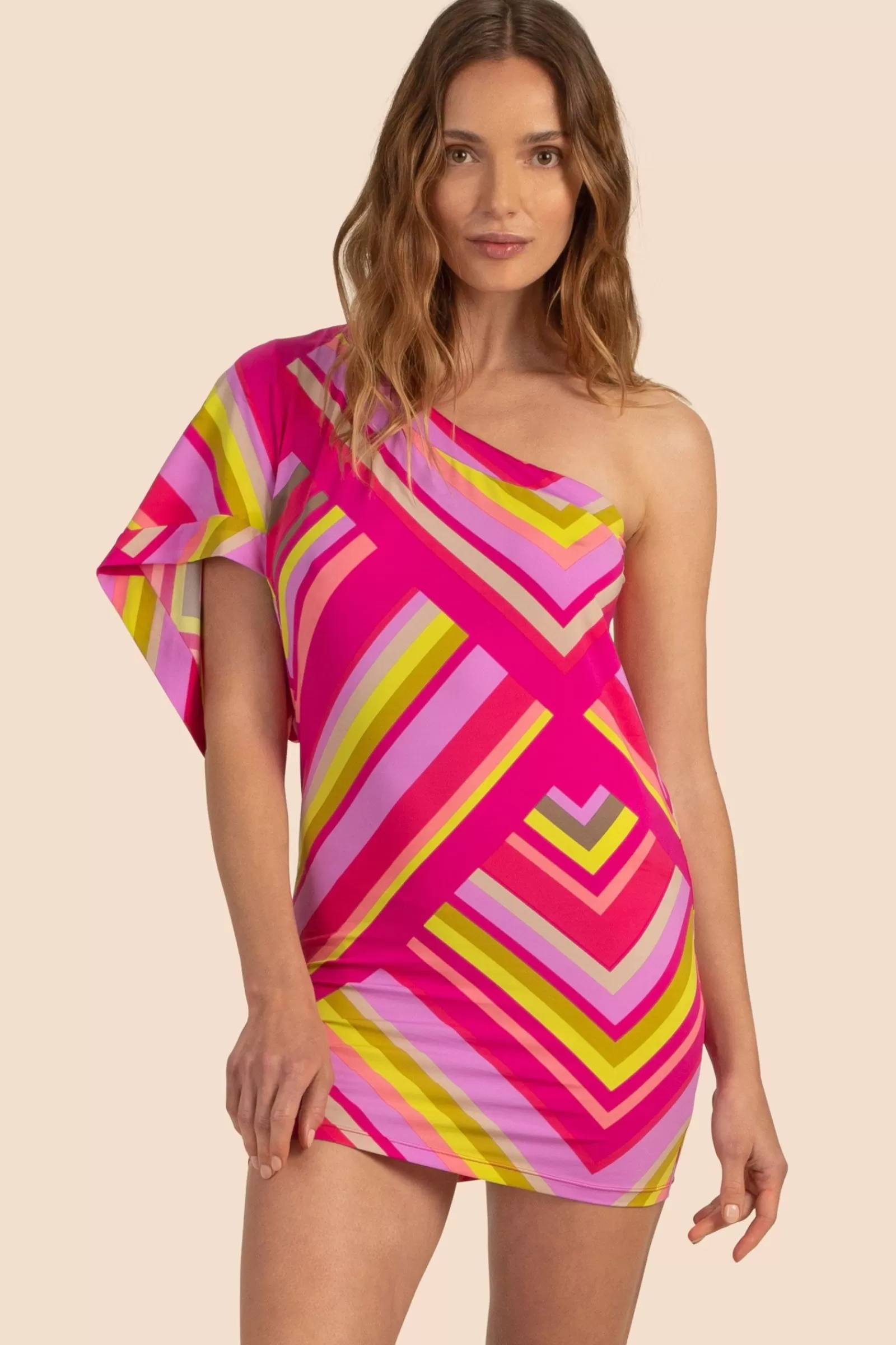 Women Trina Turk Waltz One Shoulder Tunic