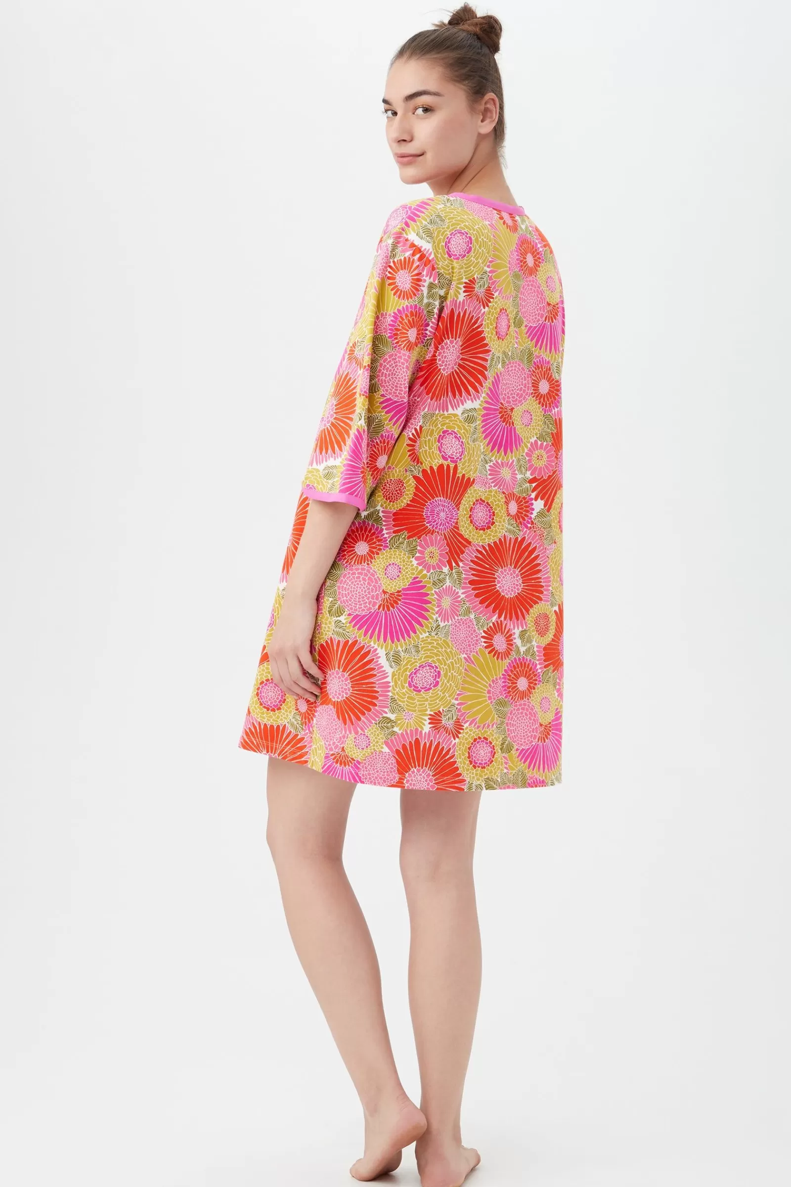 Women Trina Turk Warm Sand Botanical Caftan