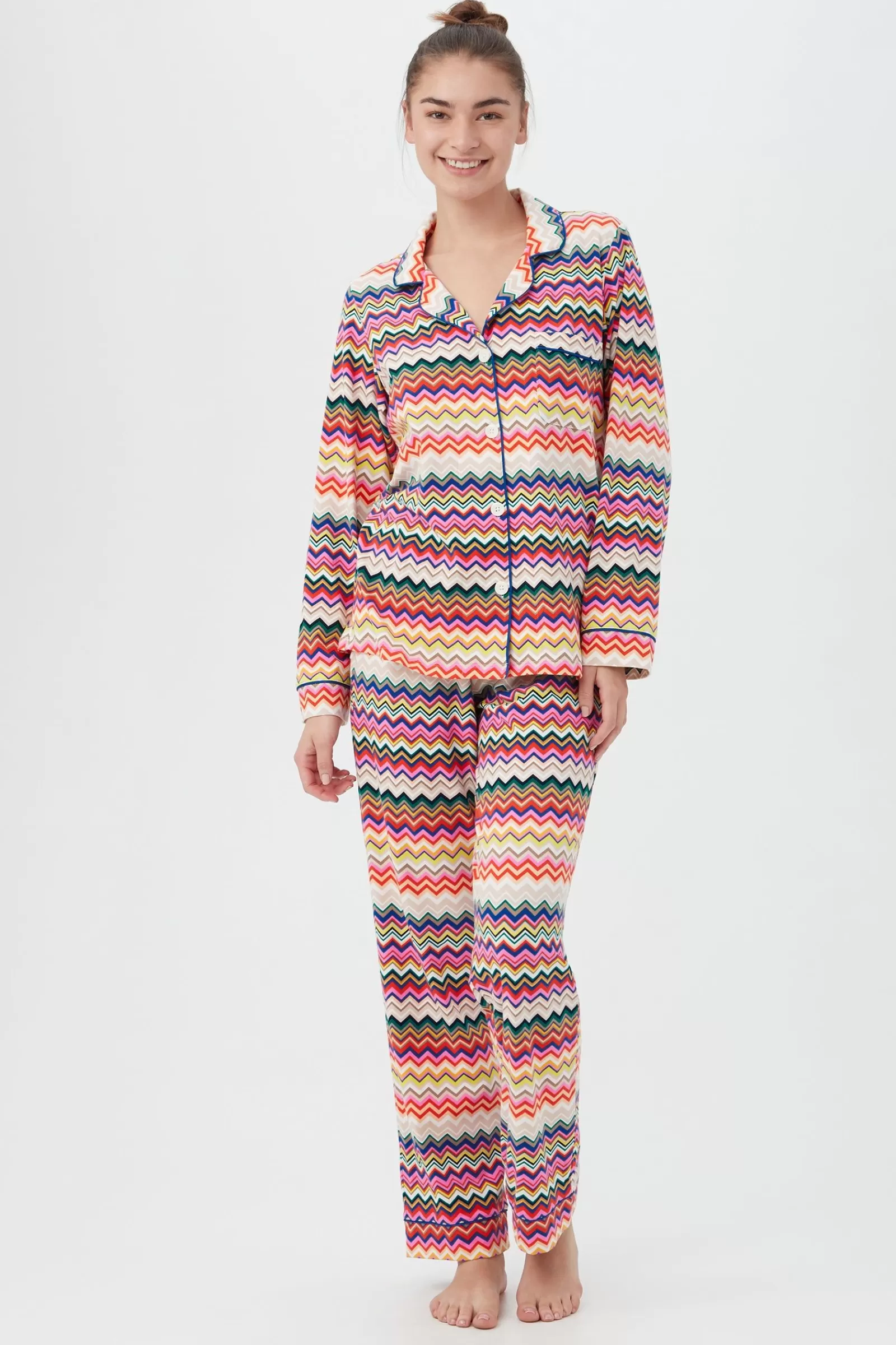 Women Trina Turk Zig Zag Classic Pj Set